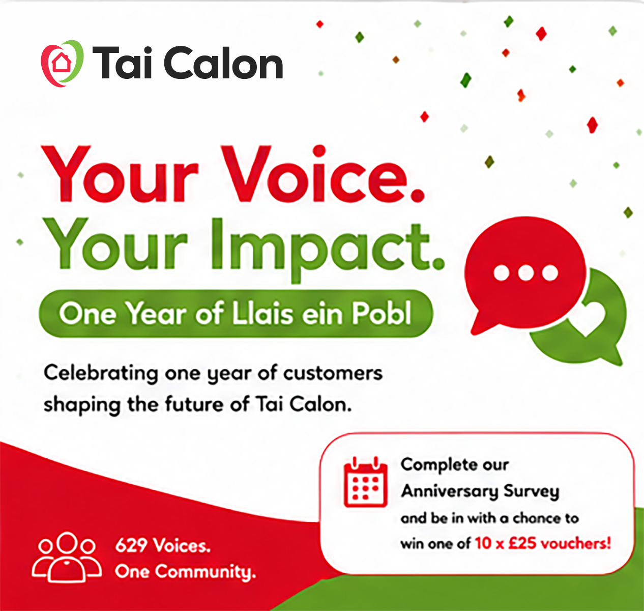 Celebrating one year of Llais ein Pobl – your voice making a difference